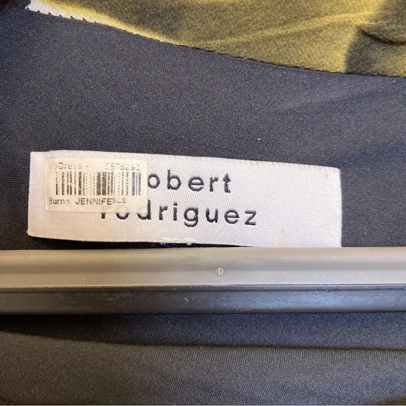 ROBERT RODRIGUEZ Silk Dress One Shoulder Size 10 - Picture 5 of 8